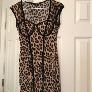 Leopard print dress